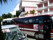 The Pink Palace bus to Athens