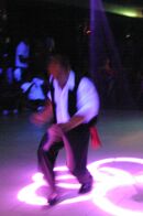greek dancing at the palladium night club